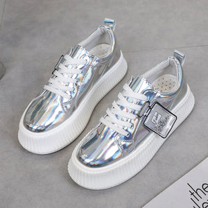 silver glitter sneakers womens