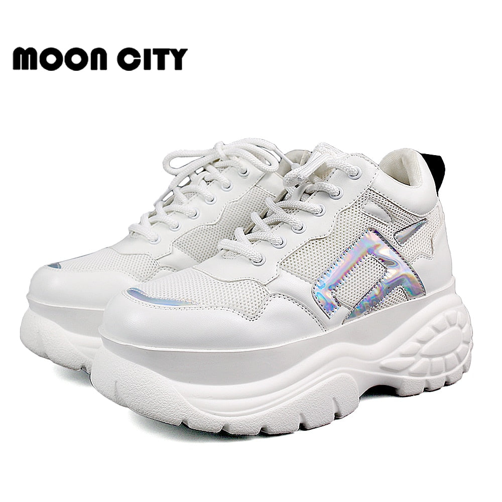 chunky platform sneakers womens