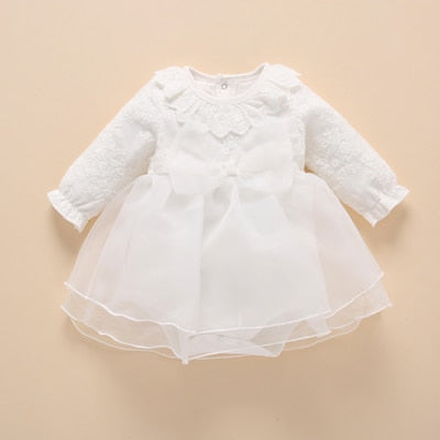 white baby dress 0 3 months