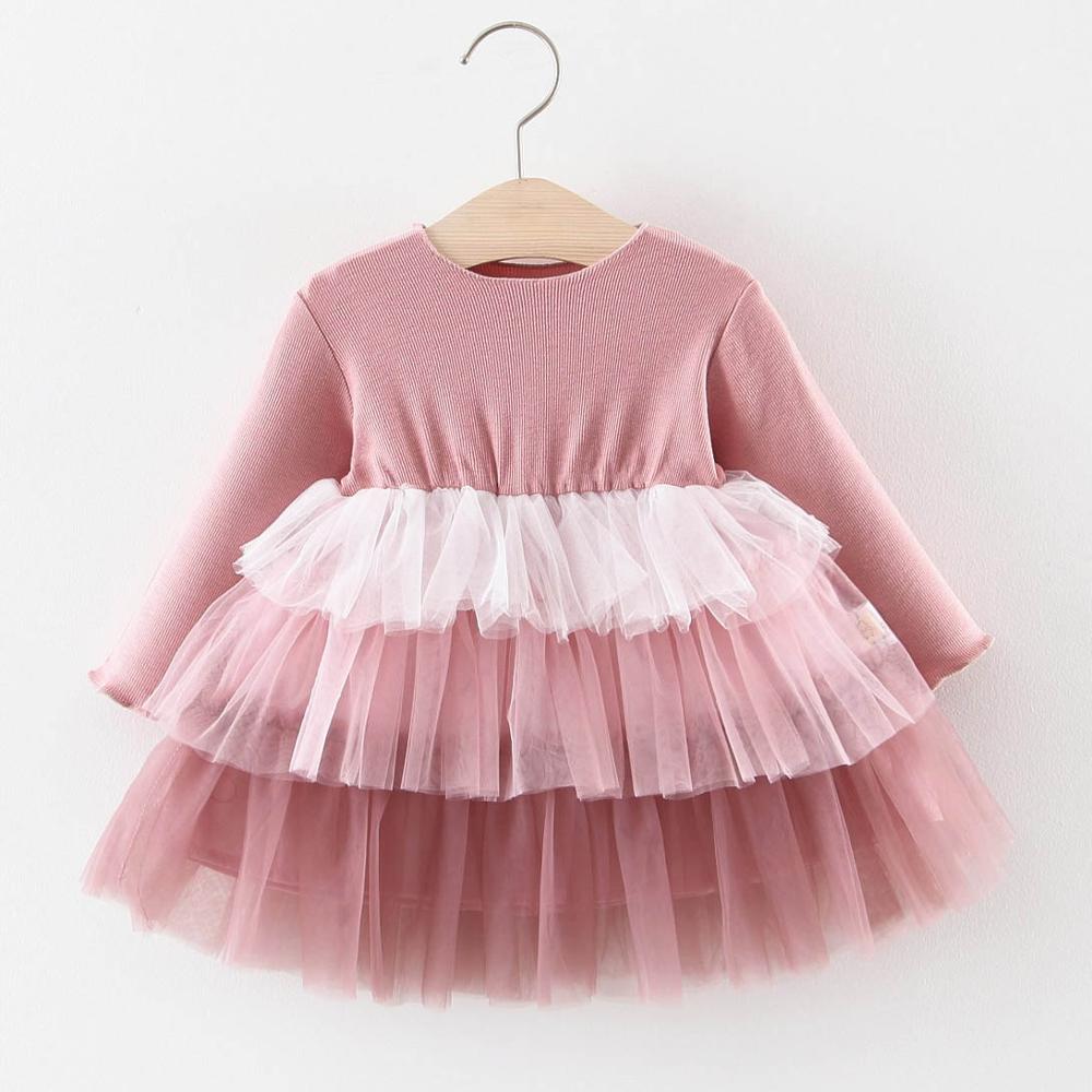 baby girl long sleeve party dresses