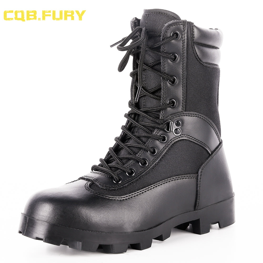 CQB.FURY Black mens Tactical Boots 