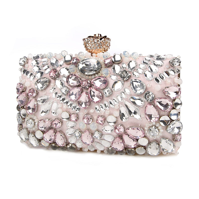 diamond clutch purse