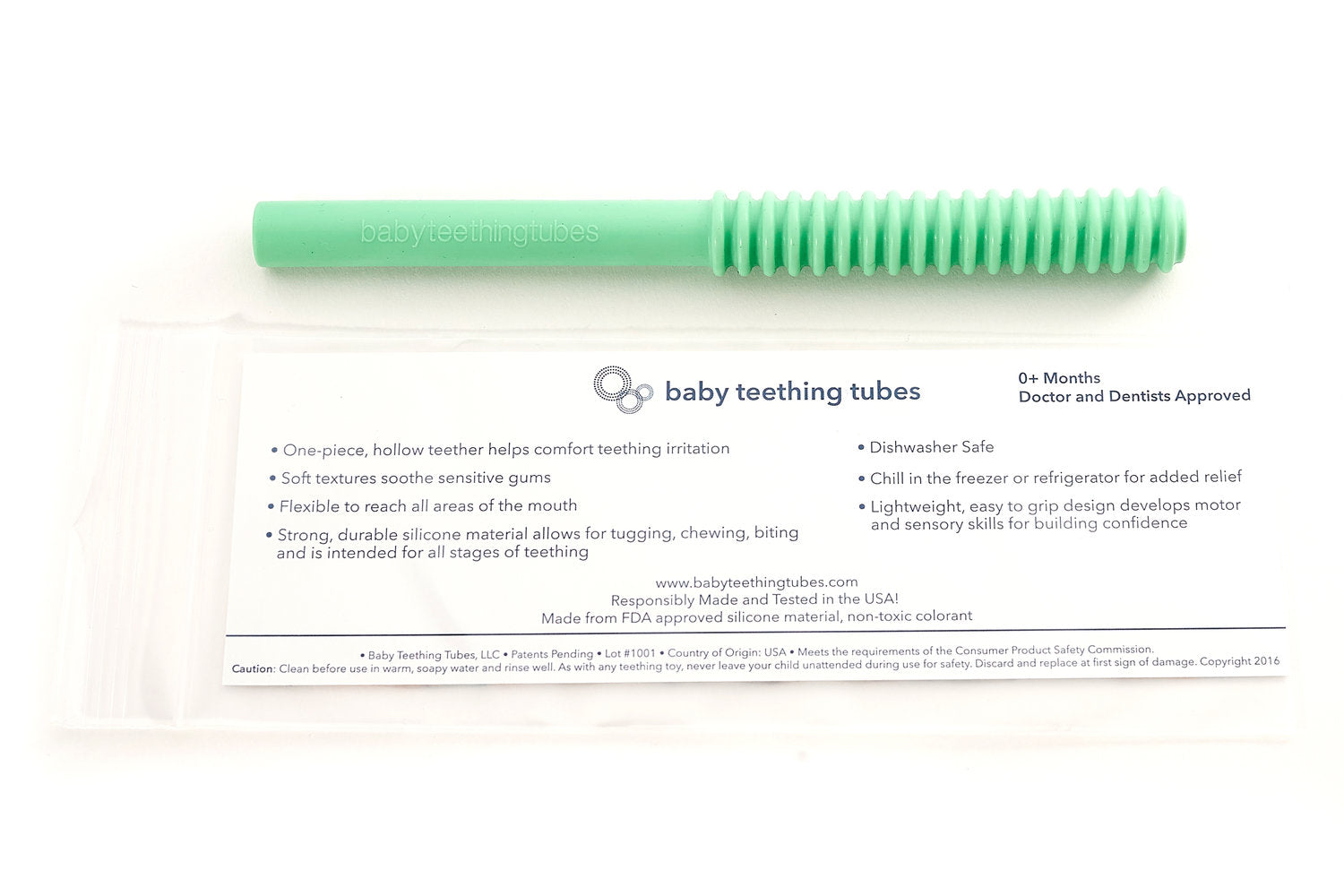 baby teething tubes