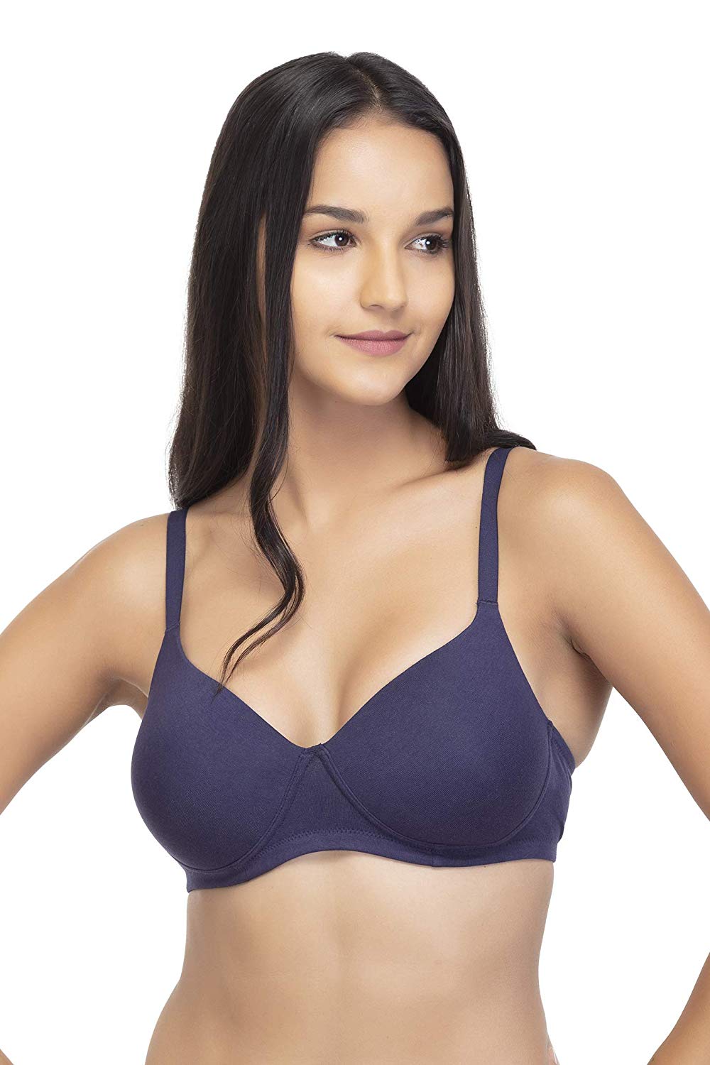 Organic Cotton Everyday Bra, Non wired , Lightly Padded, High