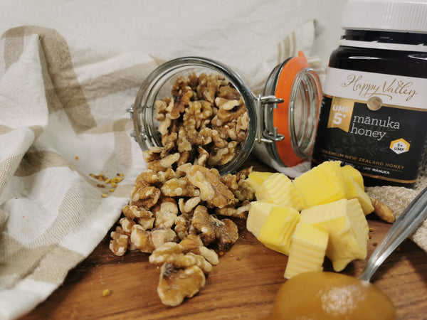Walnuts, butter & Manuka Honey