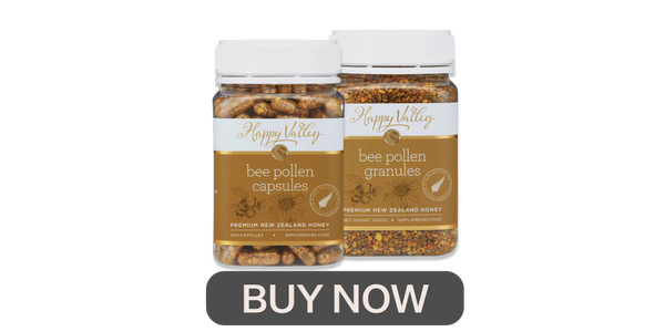 Bee pollen Capsules 300, Bee Pollen granules 500g