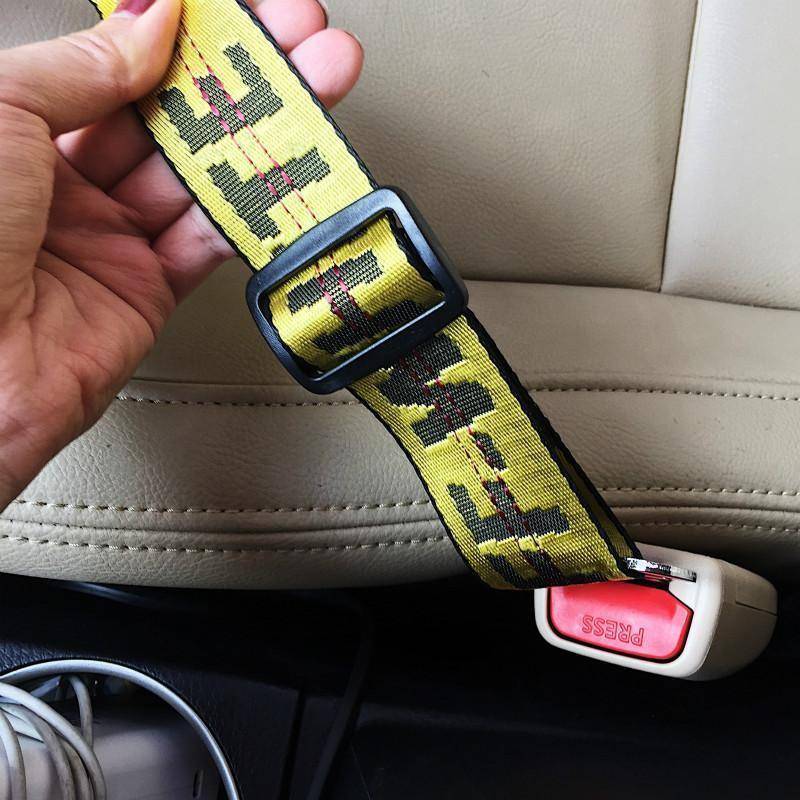 off white seatbelt belt