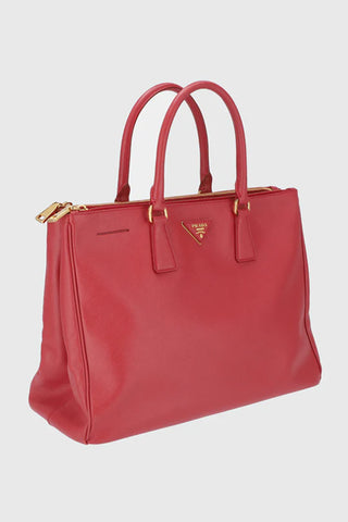 Prada saffiano bag red