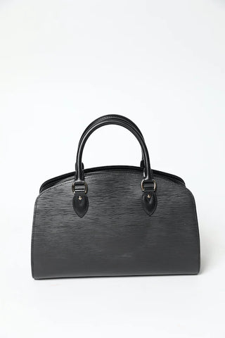 speedy style Louis Vuitton bag in black