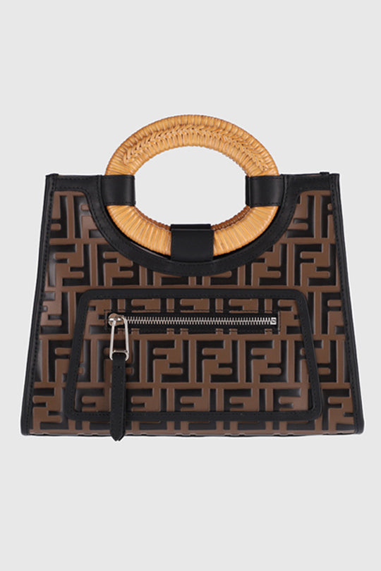 fendi bag with wooden handles