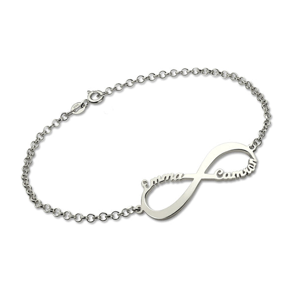 Infinity Bracelet  Personalized Infinity Bracelet  Forever My