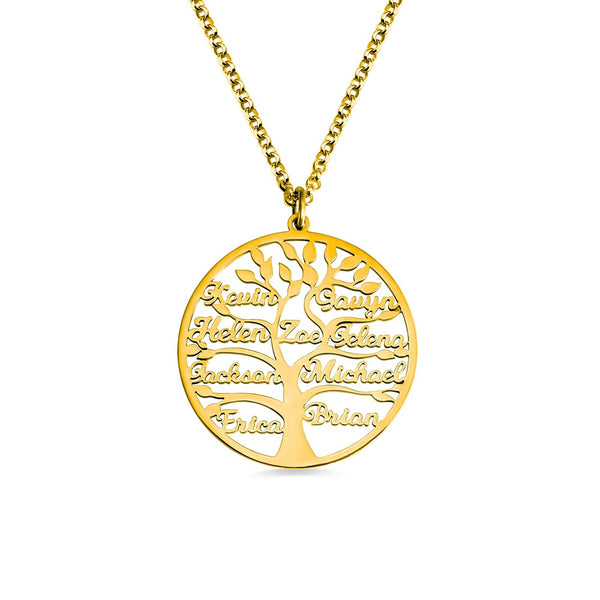 Custom Tree of Life Family Necklace