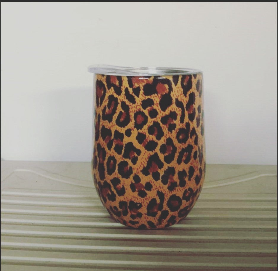 Leopard Print Tumbler Ideas