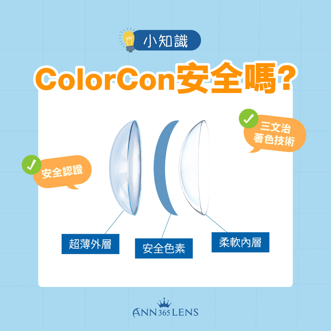 【Ann365Lens小知識💡】ColorCon安全嗎❓