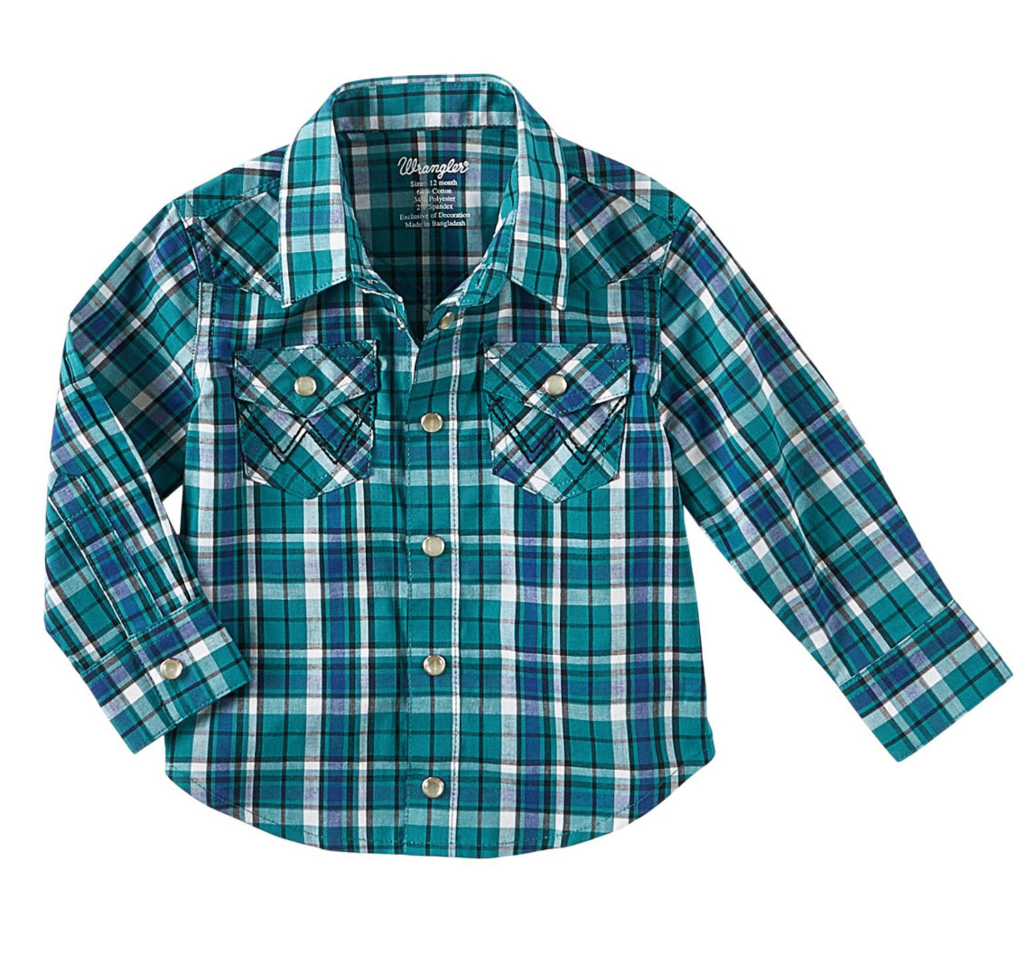 Wrangler Boys Pearl Snap Shirt – Frost Ranch Wear