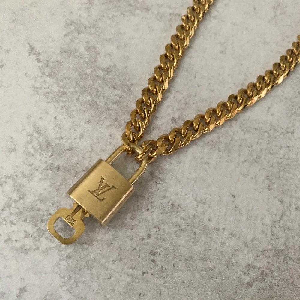 Vintage Louis Vuitton Lock Necklace  Shop Jewelry at BitterSweet
