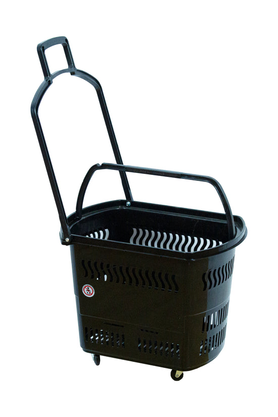 Shopping basket for retail store on wheels 4727 - Mobico - Mobico inc.