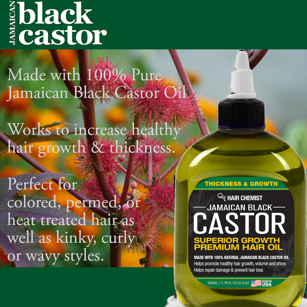 Hair Chemist Superior Growth Jamaican Black Castor Hair Oil 7.1 oz. | Hair  Chemist - Revitalizing Hair Care