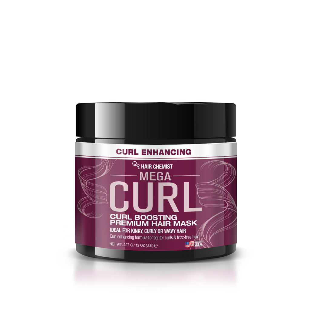 Hair Chemist Mega Curl Curl Boosting Premium Hair Mask 12 Oz Hair Chemist Revitalizing Hair Care 