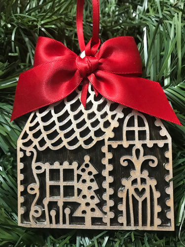 Custom Name Wood Laser Cut Christmas Ornament Personalized – Sawdust &  Swirls