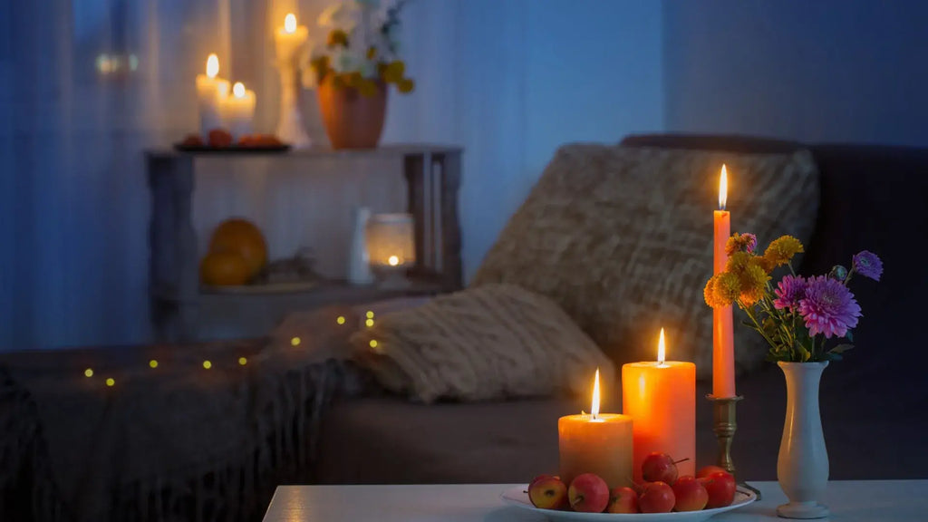 cozy room candles