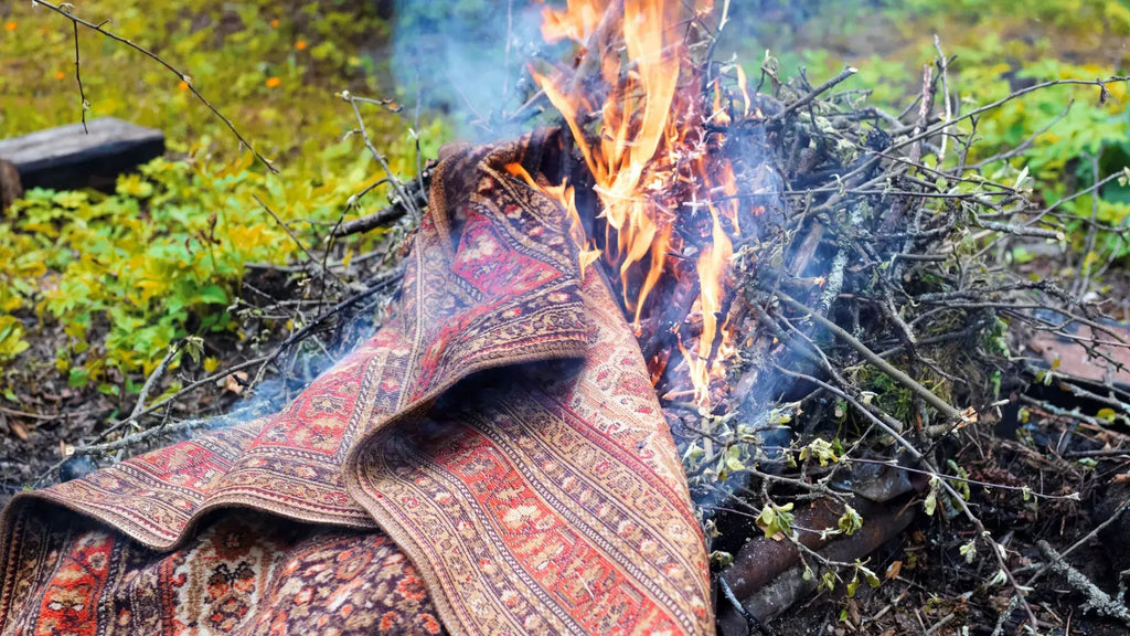 wool rugs are flame retardancy