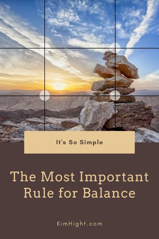 How the Rule of Thirds Can Balance Your Life Blog by Kim Hight