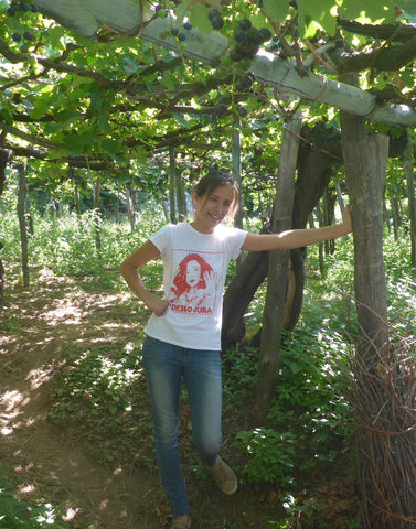 Olivia Arpino ci mostra le sue vigne a Tramonti