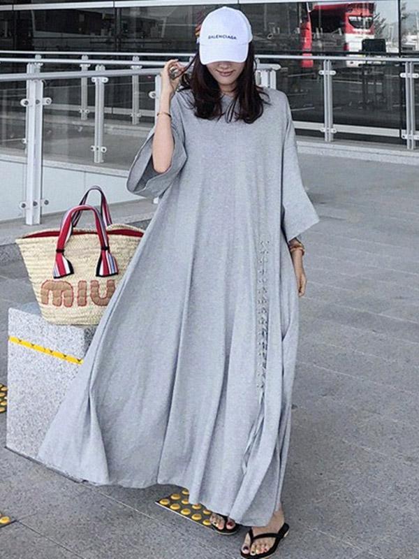 super long maxi dress