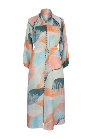 Shop Tigerlily Havana Lorena Maxi Shirt Dress At Splash Swimwear