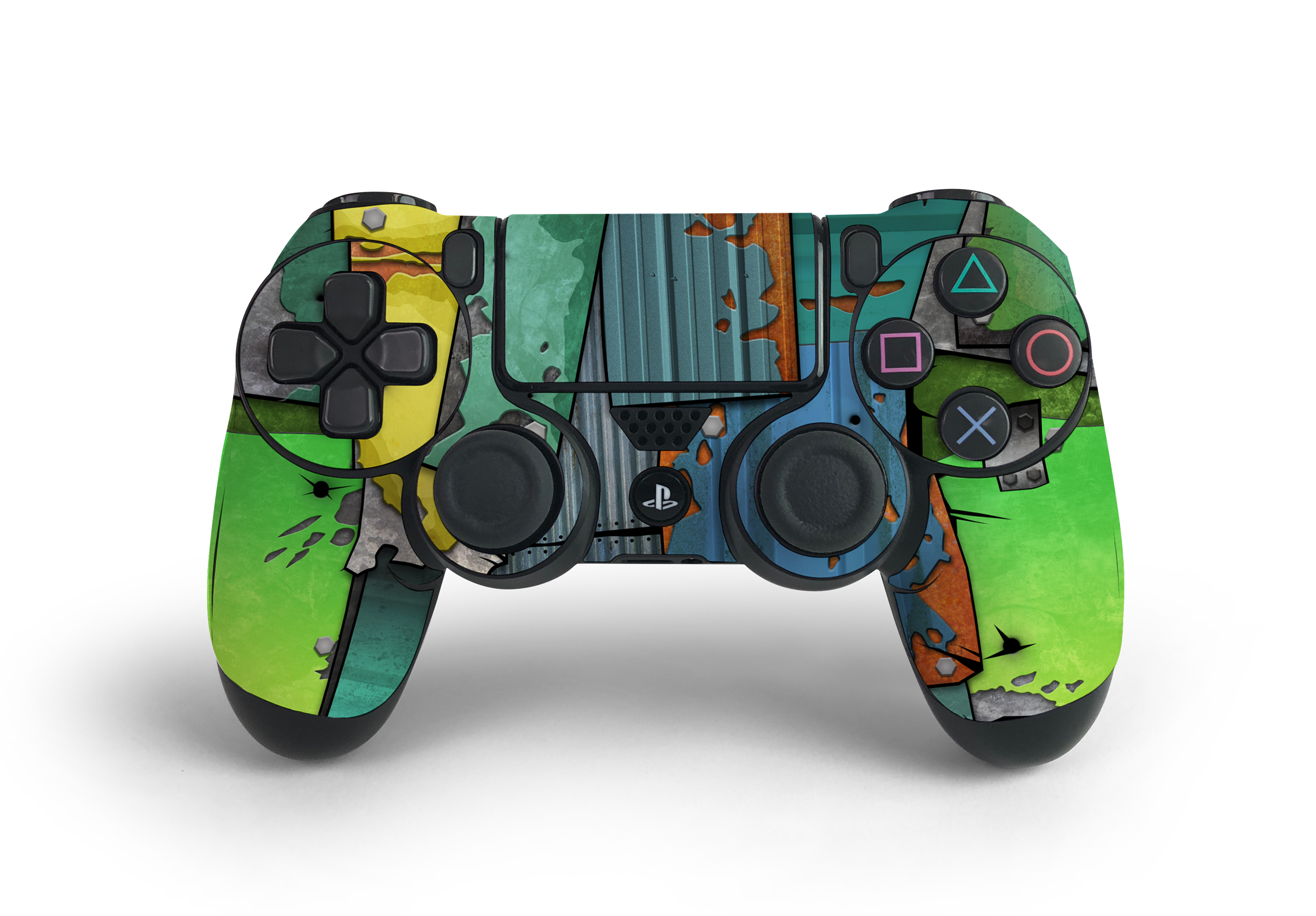 PS4 Controller Fort Metal Decal Kit