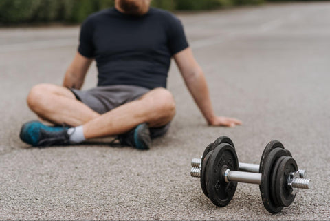 runner resting to not overtrain