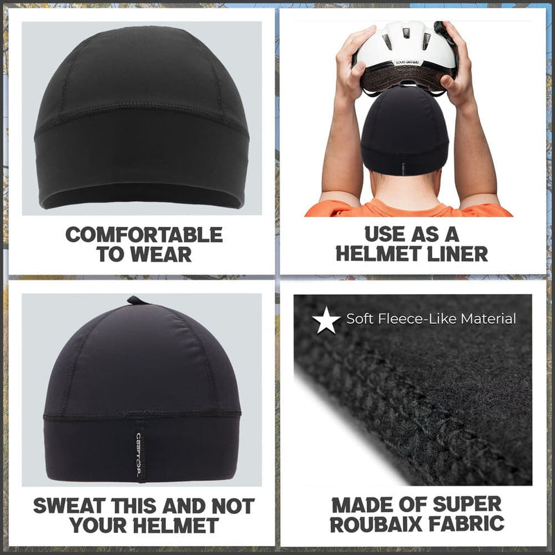 Skull Cap Helmet Liner Running Beanie - GearTOP Design