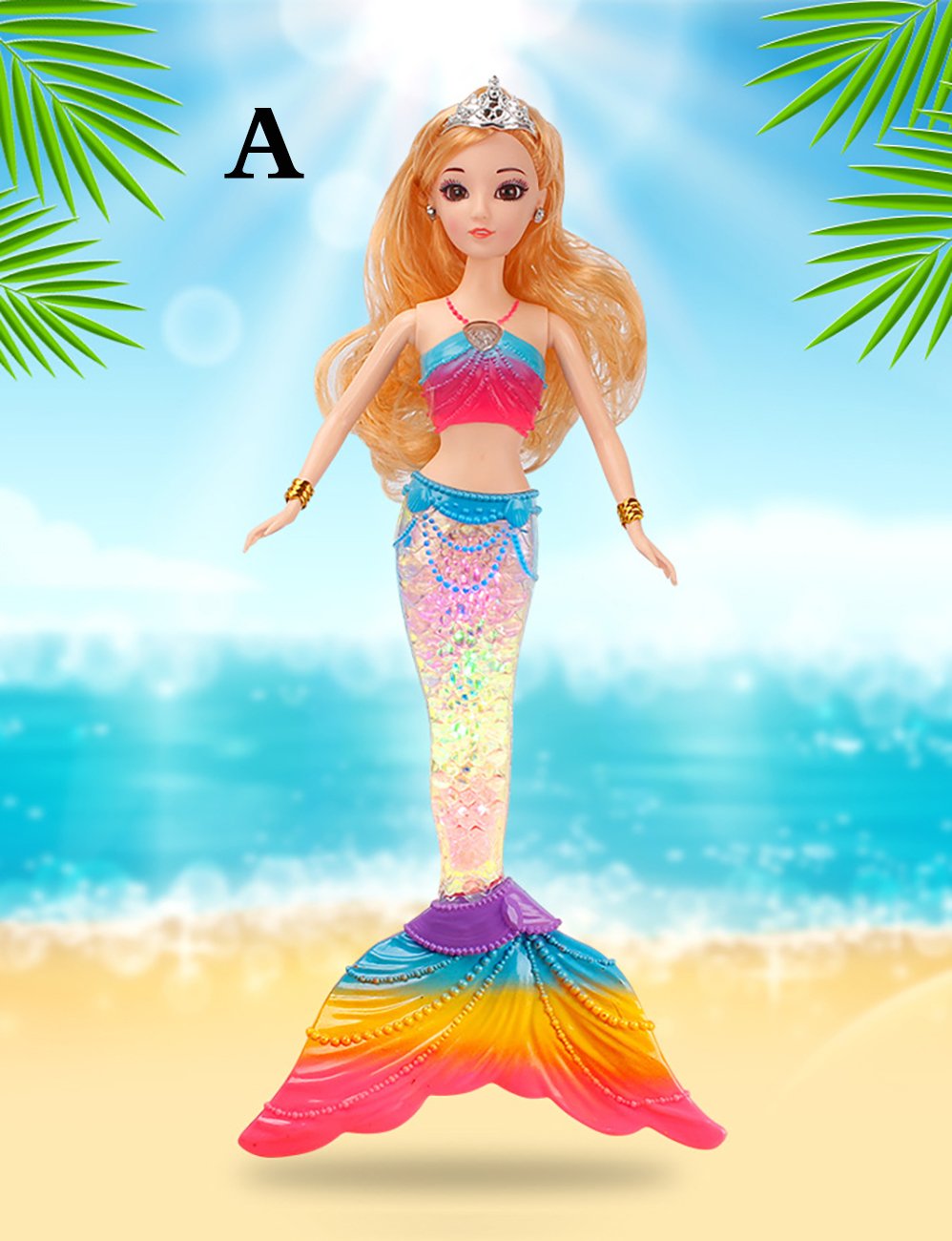 rainbow barbie mermaid