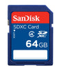 SanDisk 64GB SDXC - 64 Go - SDXC - Classe 4 - Résistant aux chocs - Résistant à l’eau - Bleu