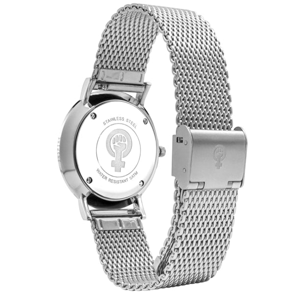 silver watch band