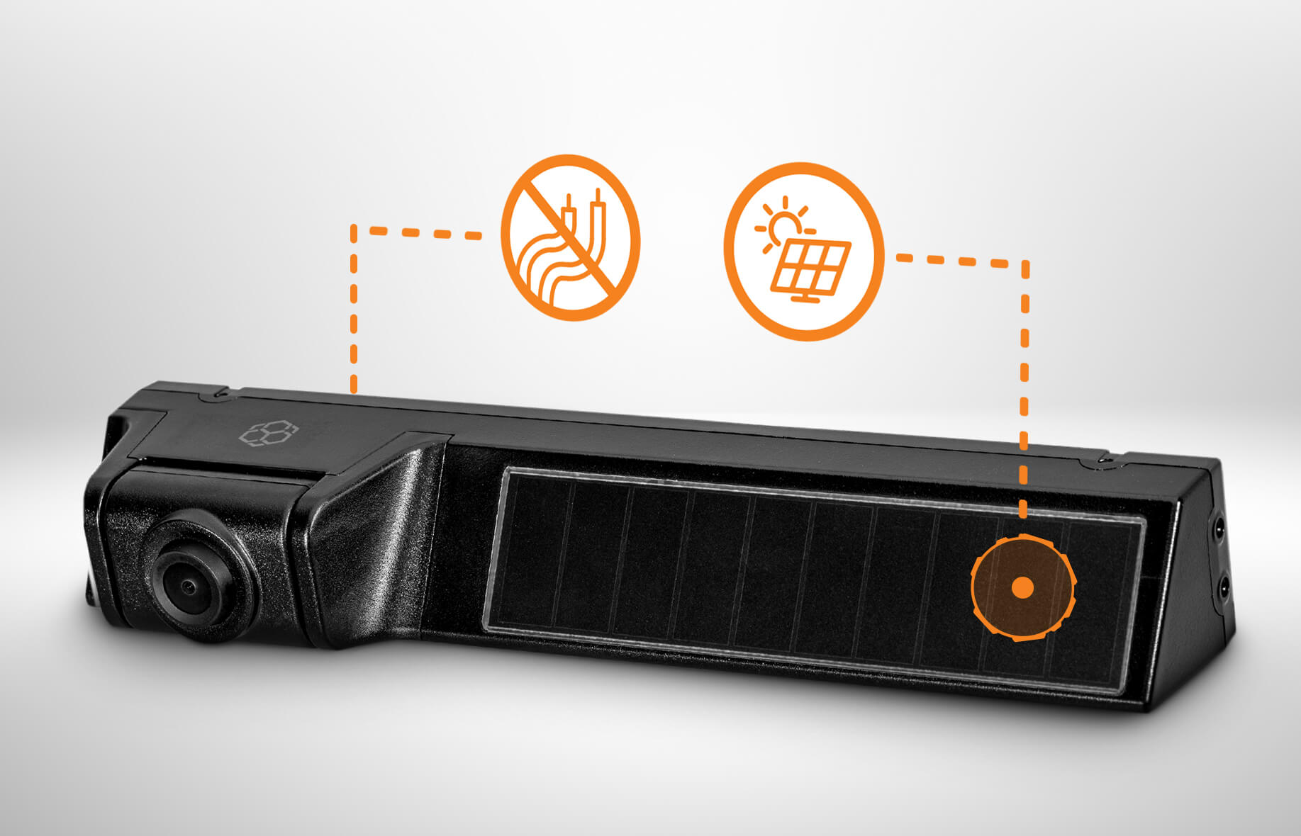 YADA Wireless Adjustable Backup Camera Solar Powered App Controlled - Yada  Auto Electronics