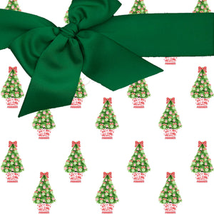 Wrapping Paper: Oh Christmas Tree Pink gift Wrap Birthday Holiday