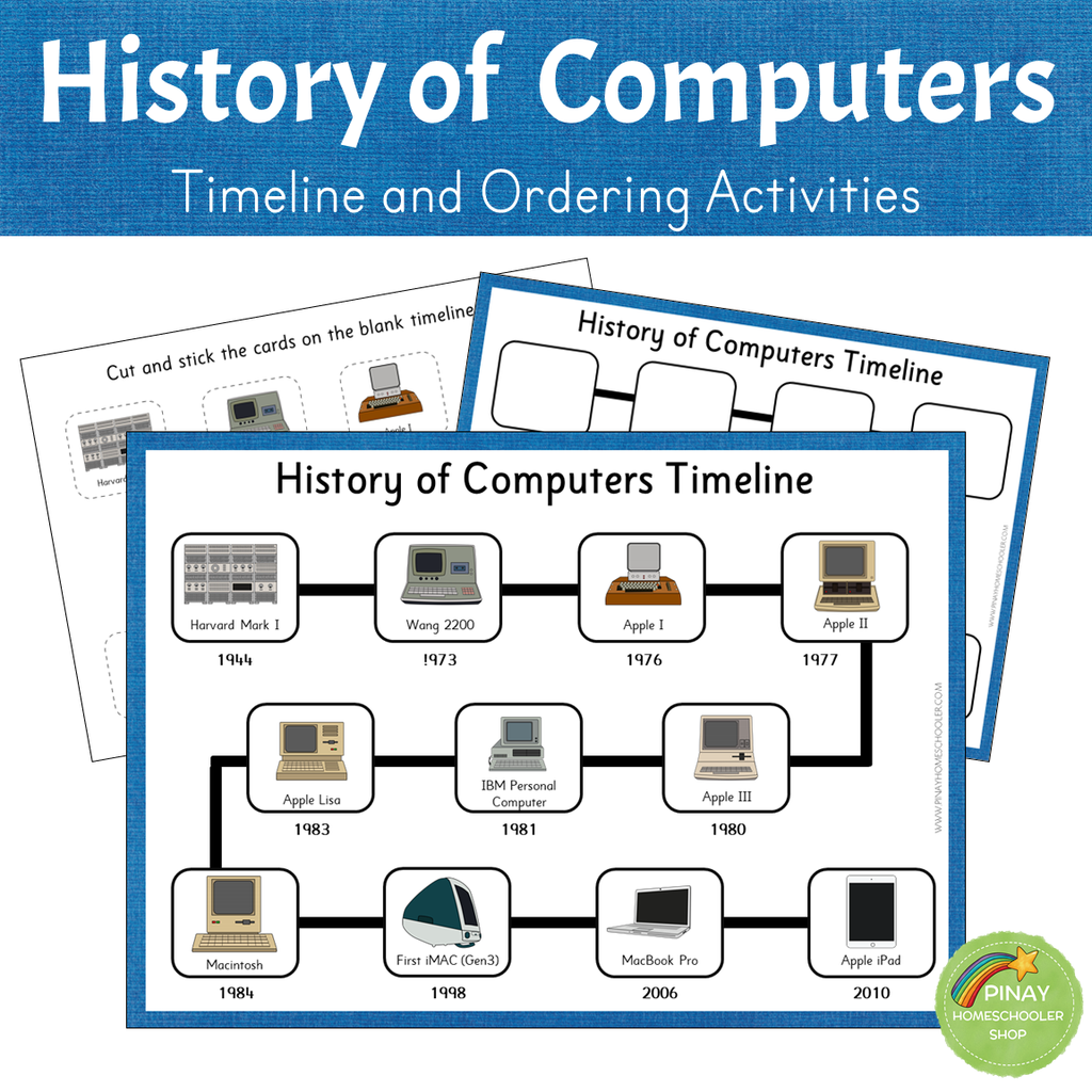 History of Computers - Timeline and Ordering Activities – Pinay ...