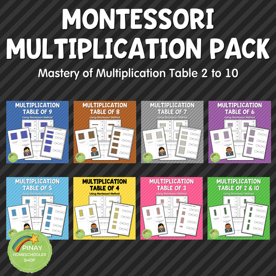 Pack Mathématiques Montessori - niveau 1