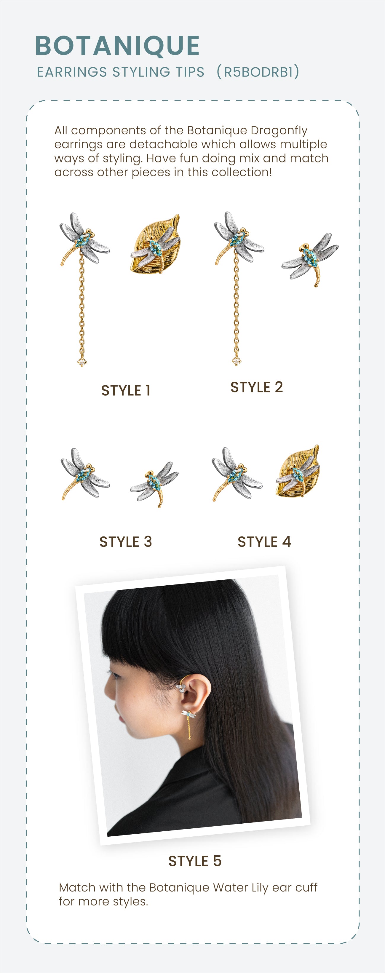 Botanique Dragonfly Earrings