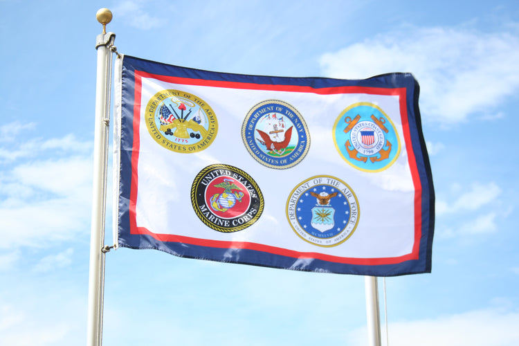 5x8 US Armed Forces Outdoor Nylon Flag