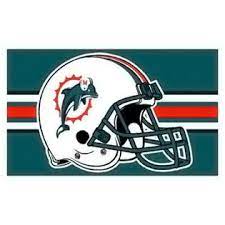 Miami Dolphins Retro Stripes Large 3x5 Flag