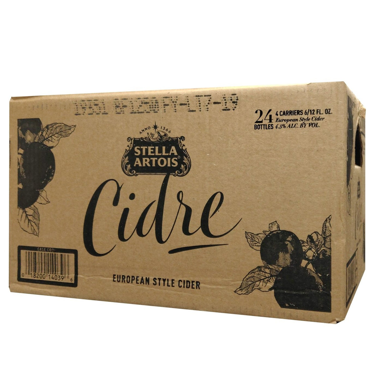 Stella Artois Cidre 12oz Bottle 24 Pack Station Wines