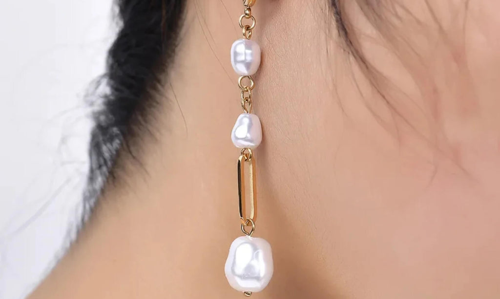 Pearl Dangle Earrings