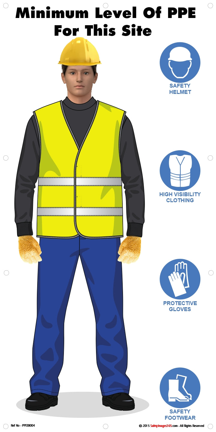 Construction Safety Signs Man
