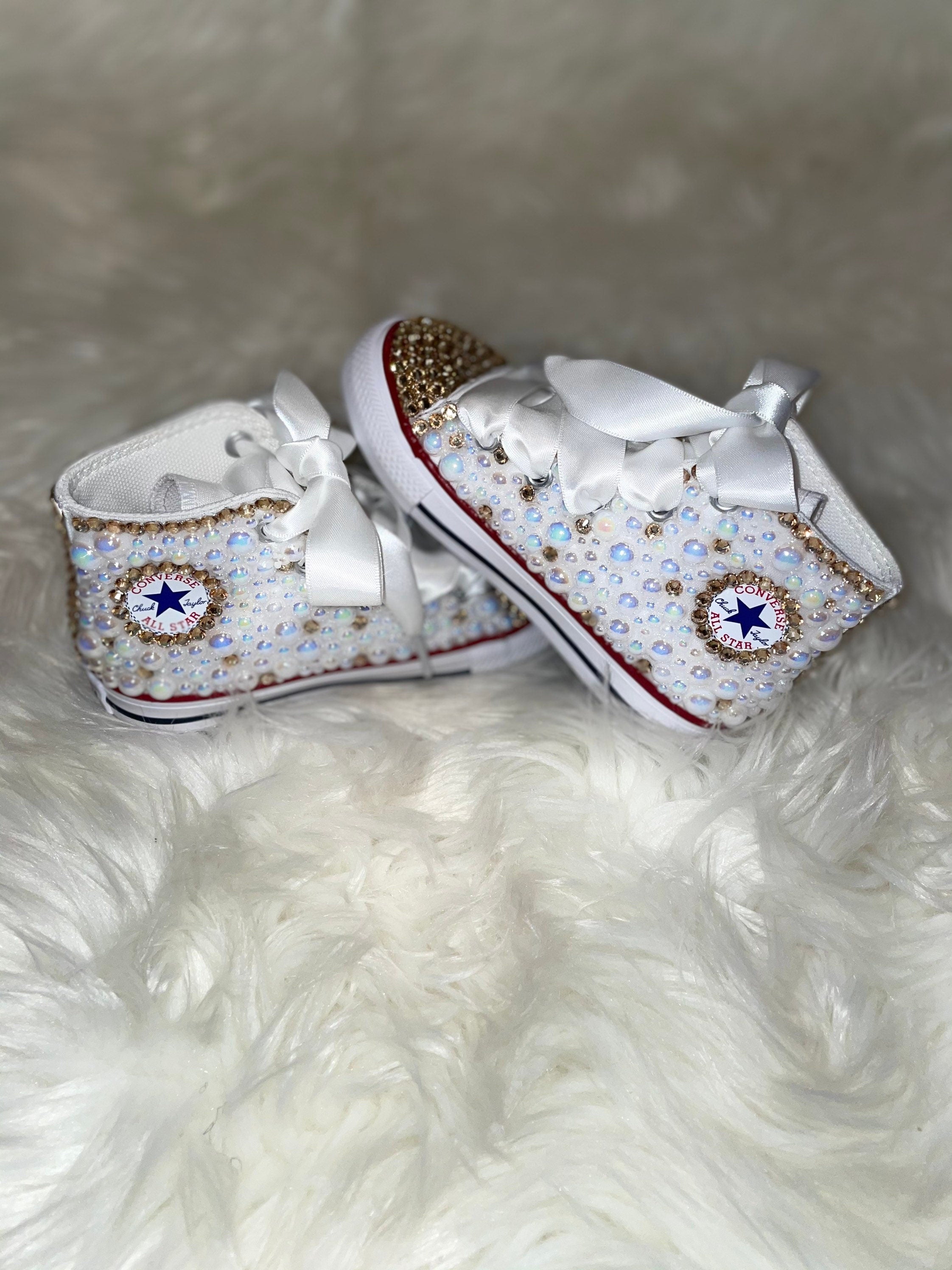 Baby Converse; First Communion Shoes; First Shoes; Converse fo Bosslady of