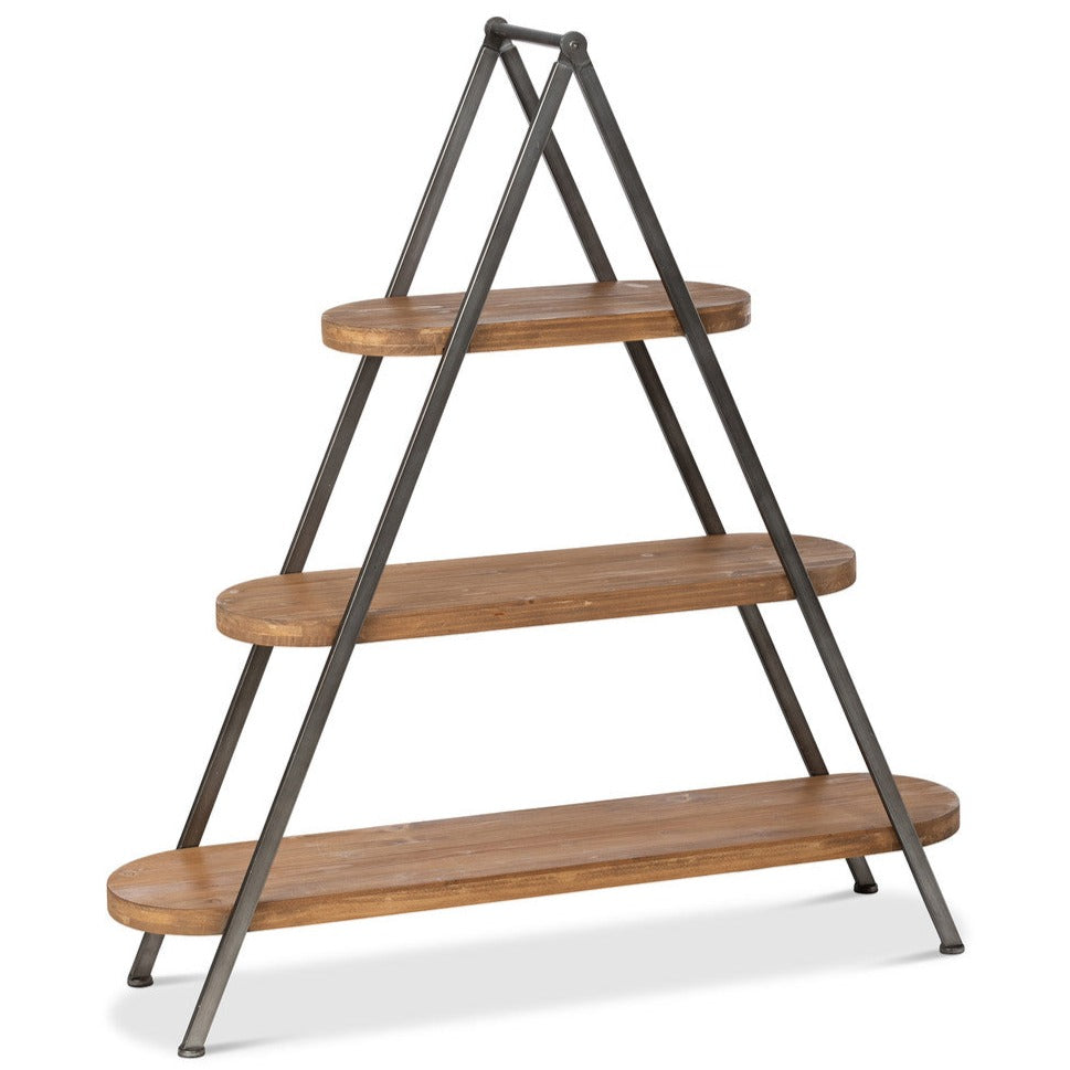 Shelf - Three Tiered Adjustable Acacia Wood – BSEID