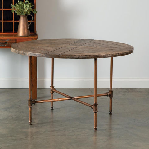 copper-framed-round-farm-table