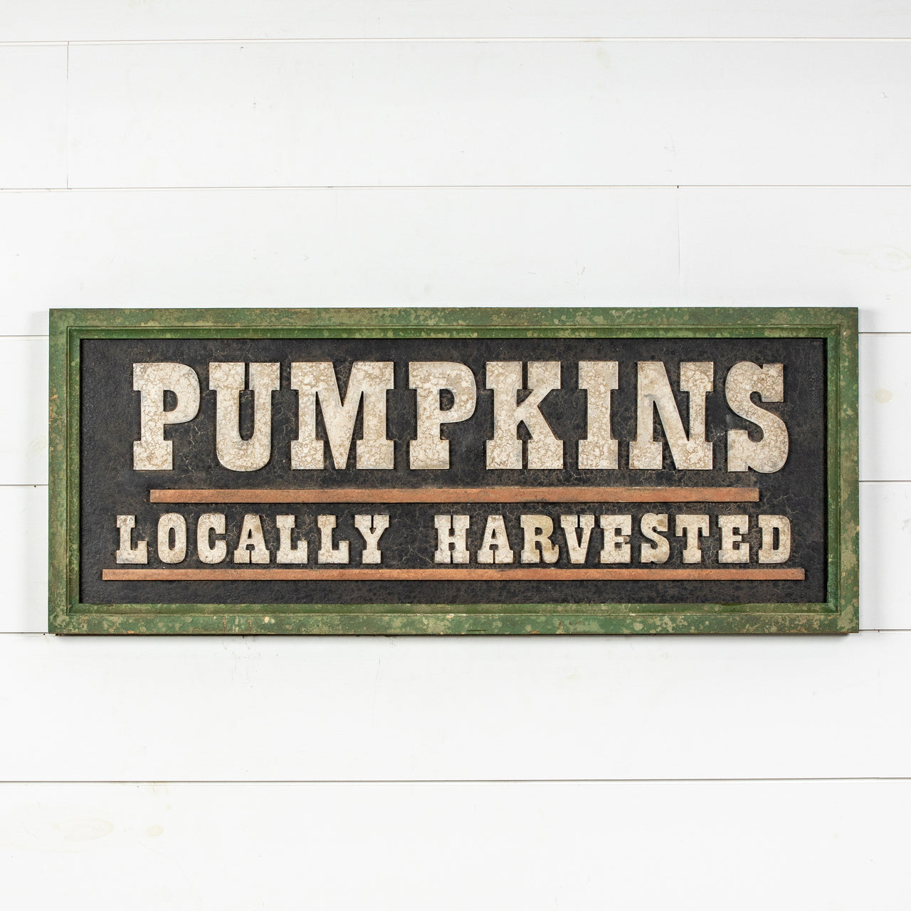 Carved Wood Pumpkins Locally Harvested Sign | A Cottage in the City